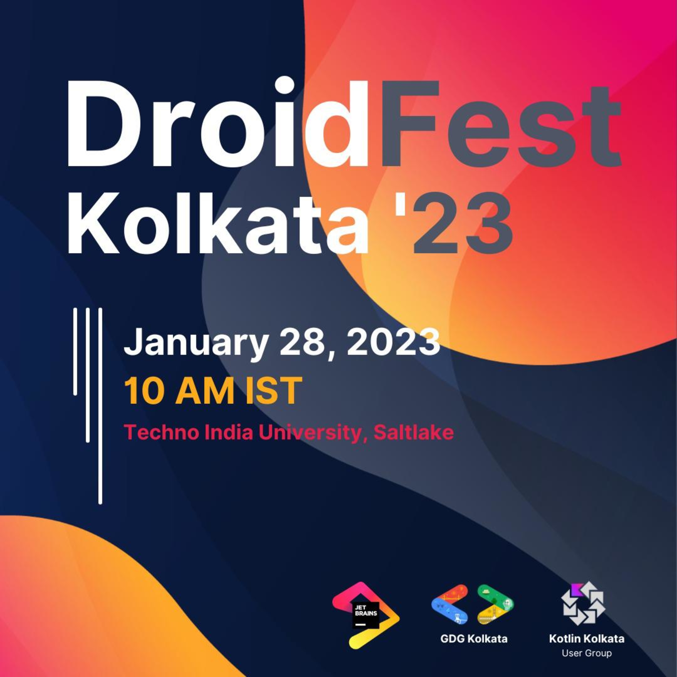 See DroidFest Kolkata 2023 at Google Developer Groups GDG Kolkata